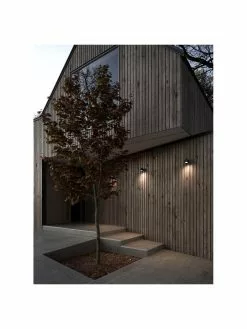 Nordlux Außenwandleuchte Aleria in Schwarz, B 12 x H 11 cm -Leuchten Verkaufsladen Aussenwandleuchte Aleria in Schwarz 1