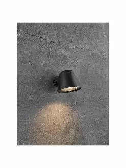 Nordlux Außenwandleuchte Aleria in Schwarz, B 12 x H 11 cm -Leuchten Verkaufsladen Aussenwandleuchte Aleria in Schwarz 3