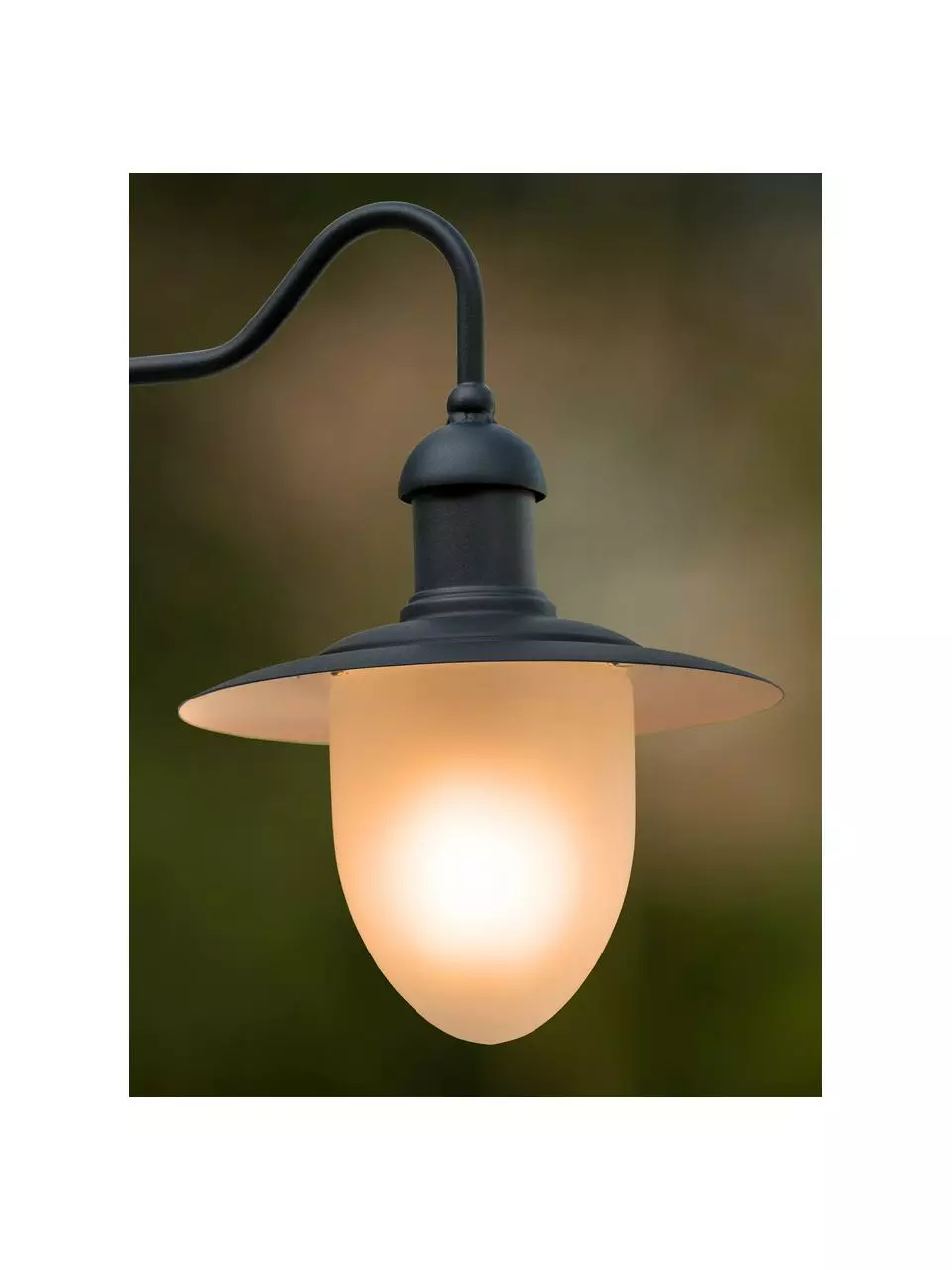 Lucide Außenwandleuchte Anne mit Glasschirm, B 25 x H 35 cm 7 Lucide Außenwandleuchte Anne mit Glasschirm, B 25 x H 35 cm – Bild 5