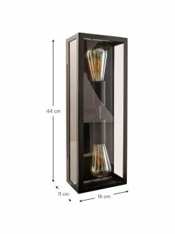 Au&szlig;enwandleuchte Ayla im Industrial-Style, B 16 cm, H 44 cm -Leuchten Verkaufsladen Aussenwandleuchte Ayla im Industrial Style 2