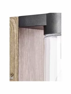 Au&szlig;enwandleuchte Cabar in Holzoptik, B 10 x H 21 cm -Leuchten Verkaufsladen Aussenwandleuchte Cabar in Holzoptik 5