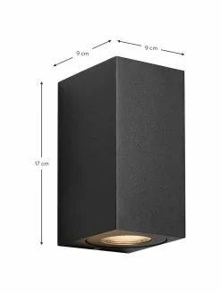 Nordlux Außenwandleuchte Canto Kubi, B 9 x H 17 cm -Leuchten Verkaufsladen Aussenwandleuchte Canto Kubi 2