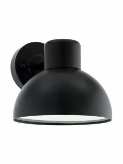 Außenwandleuchte Entrimo in Schwarz, B 20 x H 19 cm