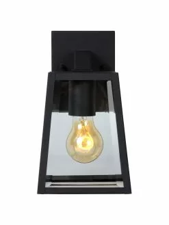 Lucide Außenwandleuchte Matslot aus Glas, B 14 x H 25 cm 11 Lucide Außenwandleuchte Matslot aus Glas, B 14 x H 25 cm -Leuchten Verkaufsladen Aussenwandleuchte Matslot aus Glas 3