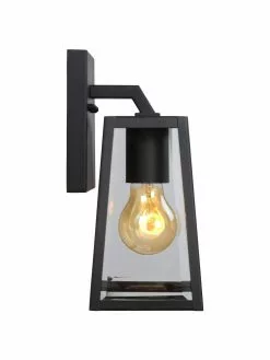 Lucide Außenwandleuchte Matslot aus Glas, B 14 x H 25 cm 13 Lucide Außenwandleuchte Matslot aus Glas, B 14 x H 25 cm -Leuchten Verkaufsladen Aussenwandleuchte Matslot aus Glas 5