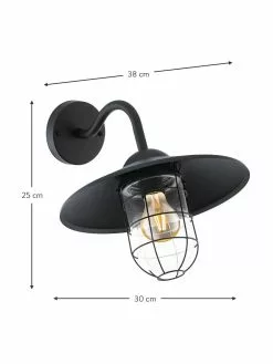 Au&szlig;enwandleuchte Melgoa, B 30 x H 25 cm -Leuchten Verkaufsladen Aussenwandleuchte Melgoa 2