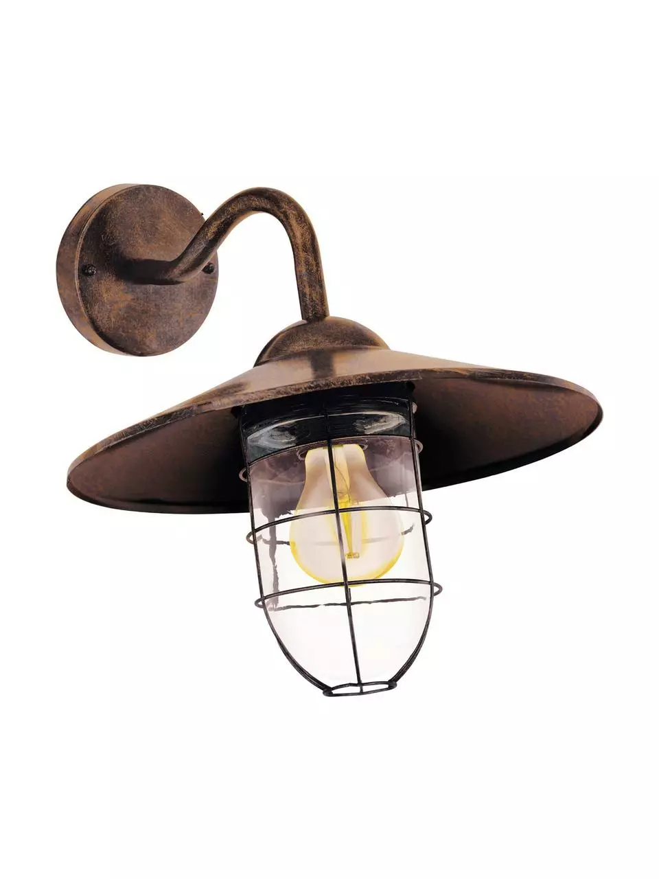 Außenwandleuchte Melgoa mit Antik-Finish, B 38 x H 25 cm 3 Außenwandleuchte Melgoa mit Antik-Finish, B 38 x H 25 cm