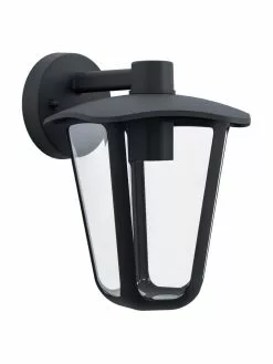 Au&szlig;enwandleuchte Monreale in Schwarz, B 23 x H 28 cm -Leuchten Verkaufsladen Aussenwandleuchte Monreale in Schwarz 3