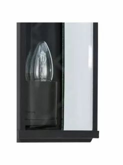 Searchlight Au&szlig;enwandleuchte Wally mit Glasschirm, B 16 x H 25 cm -Leuchten Verkaufsladen Aussenwandleuchte Wally mit Glasschirm 5