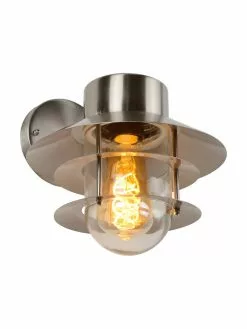 Lucide Außenwandleuchte Zico mit Glasschirm, B 22 x H 24 cm 13 Lucide Außenwandleuchte Zico mit Glasschirm, B 22 x H 24 cm -Leuchten Verkaufsladen Aussenwandleuchte Zico mit Glasschirm 5