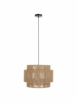 Westwing Collection Boho-Pendelleuchte Cecillia aus Jute, Ø 45 x H 33 cm -Leuchten Verkaufsladen Boho Pendelleuchte Cecillia aus Jute 4