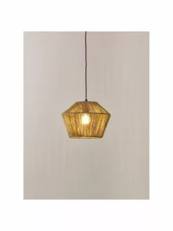 Westwing Collection Boho-Pendelleuchte Mira aus geflochtenem Hanfseil, Ø 30 x H 22 cm -Leuchten Verkaufsladen Boho Pendelleuchte Mira aus geflochtenem Hanfseil 3