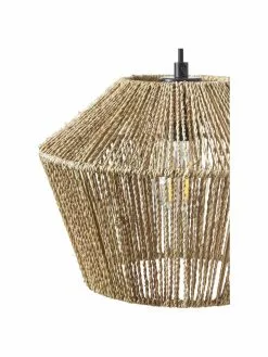 Westwing Collection Boho-Pendelleuchte Mira aus geflochtenem Hanfseil, Ø 30 x H 22 cm -Leuchten Verkaufsladen Boho Pendelleuchte Mira aus geflochtenem Hanfseil 5