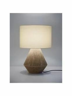 Westwing Collection Boho-Tischlampe Cecillia aus Jute, Ø 32 x H 48 cm -Leuchten Verkaufsladen Boho Tischlampe Cecillia aus Jute 4