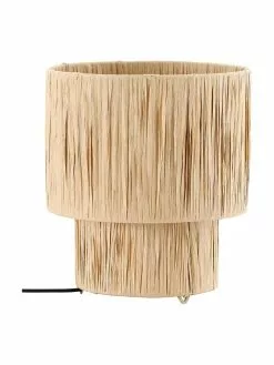 Boho-Tischlampe Luna aus Papier, Ø 22 x H 25 cm