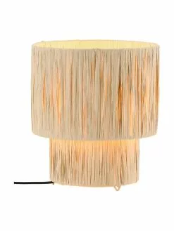 Boho-Tischlampe Luna aus Papier, Ø 22 x H 25 cm 11 Boho-Tischlampe Luna aus Papier, Ø 22 x H 25 cm -Leuchten Verkaufsladen Boho Tischlampe Luna aus Papier 3