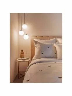 Westwing Collection Cluster-Pendelleuchte Edie aus Opalglas, B 30 x T 30 cm -Leuchten Verkaufsladen Cluster Pendelleuchte Edie aus Opalglas 4