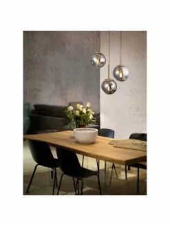 Cluster-Pendelleuchte Spada aus Glas, Ø 40 x H 28 cm -Leuchten Verkaufsladen Cluster Pendelleuchte Spada aus Glas 1