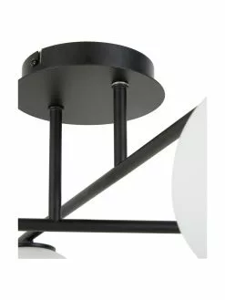 Westwing Collection Deckenleuchte Atlanta aus Opalglas, B 65 x H 30 cm -Leuchten Verkaufsladen Deckenleuchte Atlanta aus Opalglas 5