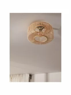 Deckenleuchte Bromo aus Bambus, Ø 40 x H 18 cmNur noch 1 Artikel verfügbar -Leuchten Verkaufsladen Deckenleuchte Bromo aus Bambus 2