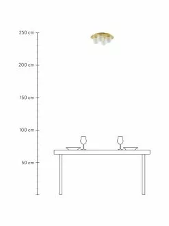 Westwing Collection Deckenleuchte Hitch aus Opalglas, Ø 36 x H 12 cm -Leuchten Verkaufsladen Deckenleuchte Hitch aus Opalglas 2