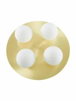 Westwing Collection Deckenleuchte Hitch aus Opalglas, Ø 36 x H 12 cm -Leuchten Verkaufsladen Deckenleuchte Hitch aus Opalglas 3