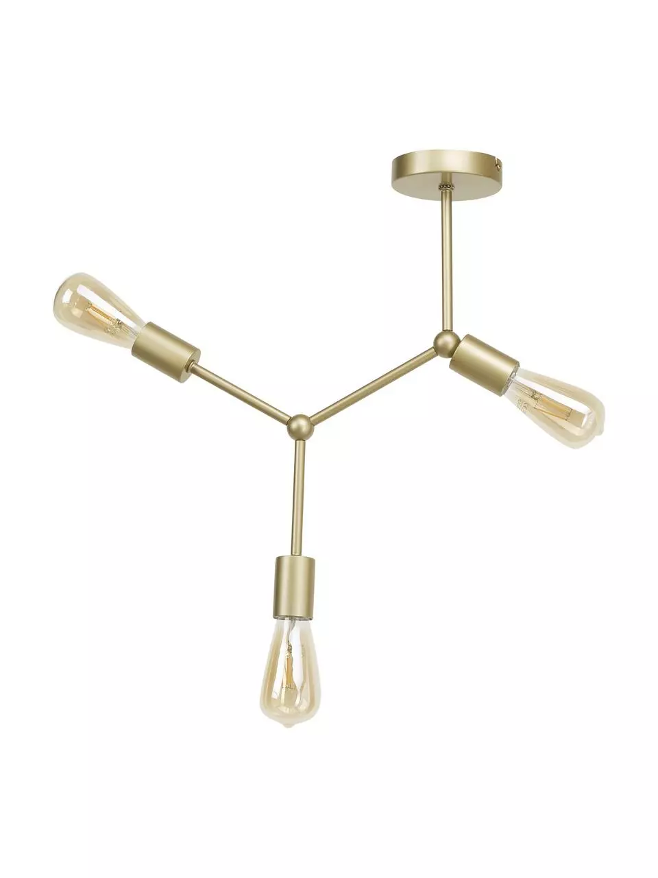 Deckenleuchte Ilias in Gold, Ø 45 x H 45 cm 3 Deckenleuchte Ilias in Gold, Ø 45 x H 45 cm