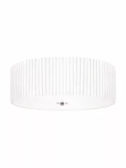 Marksl&ouml;jd Deckenleuchte Jackie aus Faltenstoff, Ø 45 x H 15 cm