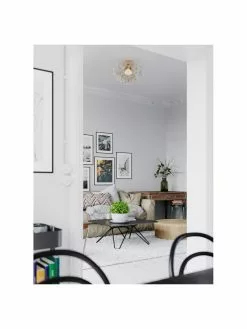 By Rydens Deckenleuchte Retrow in Mattgold, Ø 50 x H 34 cm -Leuchten Verkaufsladen Deckenleuchte Retrow in Mattgold 3