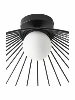 Westwing Collection Deckenleuchte Silvan in Schwarz, B 59 x H 24 cm -Leuchten Verkaufsladen Deckenleuchte Silvan in Schwarz 5