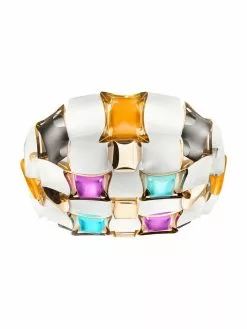 Slamp Design Deckenleuchte Mida aus Kunststoff, B 50 x H 16 cm