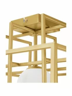 Westwing Collection Design Deckenleuchte Rubic mit Glasschirm, B 40 x H 43 cm -Leuchten Verkaufsladen Design Deckenleuchte Rubic mit Glasschirm 4