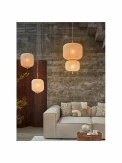 Westwing Collection Design Pendelleuchte Misaki aus Reispapier, Ø 40 x H 70 cm 10 Westwing Collection Design Pendelleuchte Misaki aus Reispapier, Ø 40 x H 70 cm -Leuchten Verkaufsladen Design Pendelleuchte Misaki aus Reispapier 2