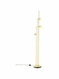 Jotex Design Stehlampe Panama in Gold, Ø 30 x H 150 cm