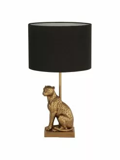 Searchlight Design Tischlampe Leopard, Ø 24 x H 43 cm