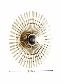 Design Wandleuchte Mendoza in Messing, Ø 33 cm 10 Design Wandleuchte Mendoza in Messing, Ø 33 cm -Leuchten Verkaufsladen Design Wandleuchte Mendoza in Messing 2