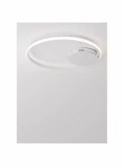 Dimmbare LED-Deckenleuchte Fuline in Wei&szlig;, Ø 50 x H 5 cmNur noch wenige verfügbar -Leuchten Verkaufsladen Dimmbare LED Deckenleuchte Fuline in Weiss 3