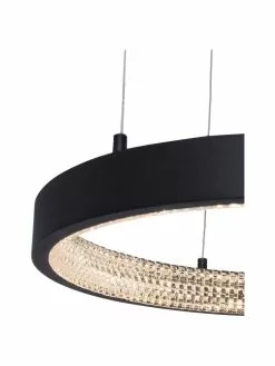 Dimmbare LED-Pendelleuchte Preston in Schwarz, Ø 40 x H 120 cm -Leuchten Verkaufsladen Dimmbare LED Pendelleuchte Preston in Schwarz 5