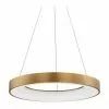 Dimmbare LED-Pendelleuchte Rando in Gold, Ø 60 x H 6 cm -Leuchten Verkaufsladen Dimmbare LED Pendelleuchte Rando in Gold
