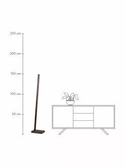 Dimmbare LED-Stehlampe Linus aus Holz, B 20 x H 150 cm -Leuchten Verkaufsladen Dimmbare LED Stehlampe Linus aus Holz 2
