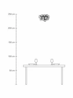 By Rydens Glaskugel-Deckenleuchte Gross, Ø 50 x H 27 cm -Leuchten Verkaufsladen Glaskugel Deckenleuchte Gross 8