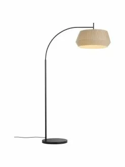 Nordlux Gro&szlig;e Bogenlampe Dicte aus Faltenstoff, B 104 x H 180 cm -Leuchten Verkaufsladen Grosse Bogenlampe Dicte aus Faltenstoff 4