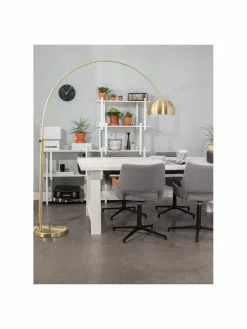 Zuiver Gro&szlig;e Bogenlampe Metal Bow in Messing, B 170 x H 205 cm -Leuchten Verkaufsladen Grosse Bogenlampe Metal Bow in Messing 2