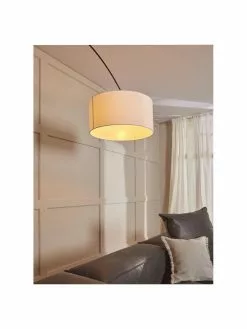 Westwing Collection Gro&szlig;e Bogenlampe Niels in Schwarz-Wei&szlig;, Ø 50 x H 218 cm -Leuchten Verkaufsladen Grosse Bogenlampe Niels in Schwarz Weiss 4