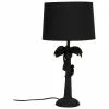 Lucide Gro&szlig;e Boho-Tischlampe Coconut in Schwarz, Ø 31 x H 58 cm -Leuchten Verkaufsladen Grosse Boho Tischlampe Coconut in Schwarz
