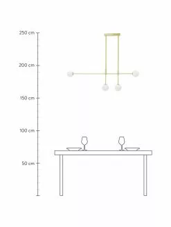 Westwing Collection Gro&szlig;e Design Pendelleuchte Moon, B 112 x H 90 cm -Leuchten Verkaufsladen Grosse Design Pendelleuchte Moon 3