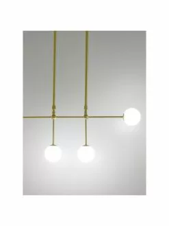 Westwing Collection Gro&szlig;e Design Pendelleuchte Moon, B 112 x H 90 cm -Leuchten Verkaufsladen Grosse Design Pendelleuchte Moon 5