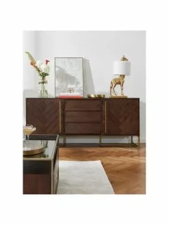 Bloomingville Gro&szlig;e Design Tischlampe Epigaea mit Leinenschirm, B 35 x H 70 cm -Leuchten Verkaufsladen Grosse Design Tischlampe Epigaea mit Leinenschirm 2