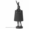 Kare Design Große Design Tischlampe Rabbit in Schwarz, Ø 23 x H 68 cmNur noch wenige verfügbar -Leuchten Verkaufsladen Grosse Design Tischlampe Rabbit in Schwarz