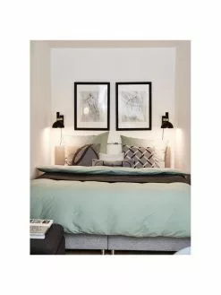 Markslöjd Große Dimmbare Wandleuchte Larry mit Stecker, T 41 x H 24 cm -Leuchten Verkaufsladen Grosse Dimmbare Wandleuchte Larry mit Stecker 2